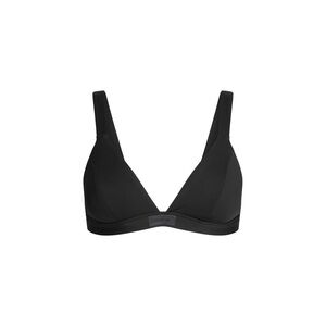 SKIMS Black fixed triangle swim top